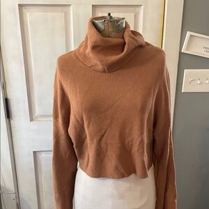 Forever 21 Brown Turtleneck Sweater